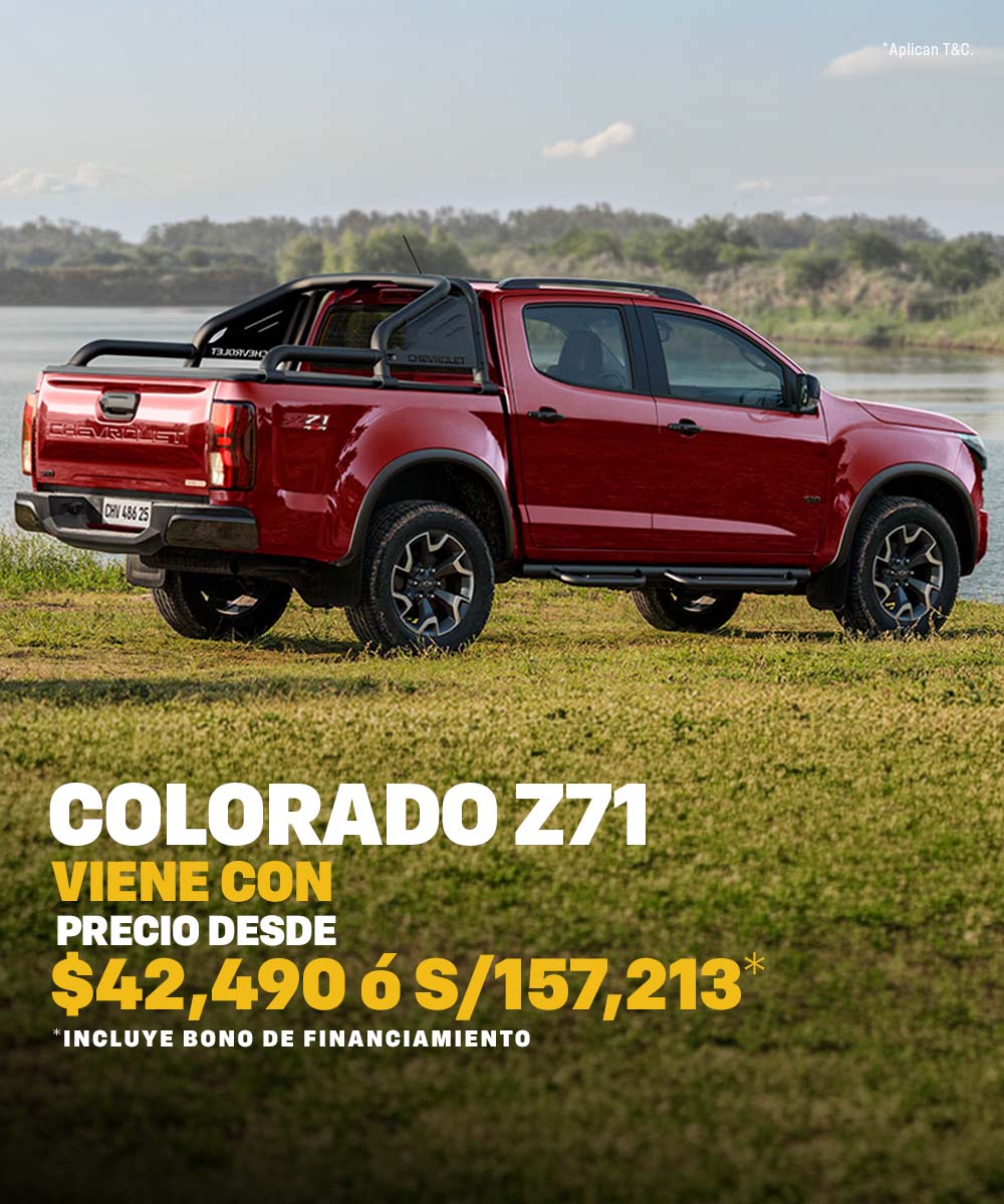Chevrolet Colorado: camionetas Chevrolet en MSA