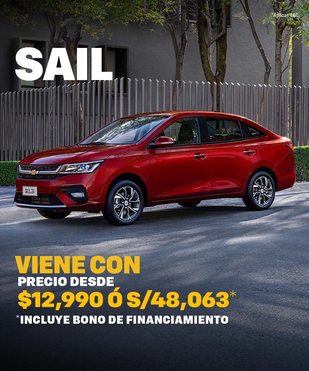 Chevrolet Sail Sedán: autos Chevrolet en MSA