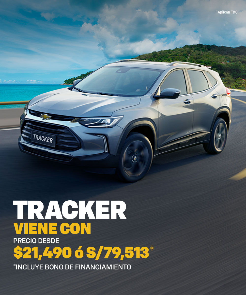 Chevrolet Tracker: camionetas en MSA