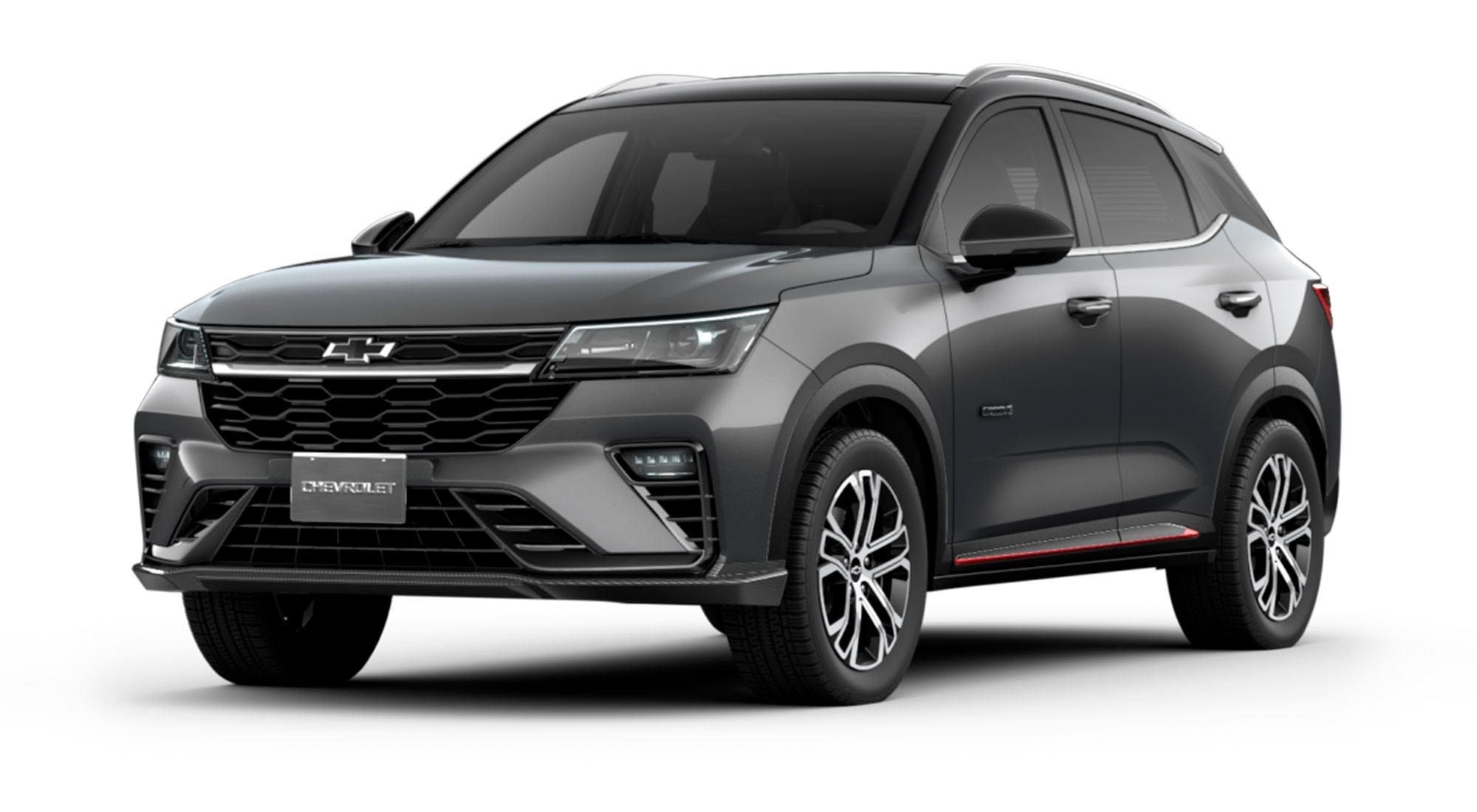 Chevrolet Groove RS CVT 2026 color gris techo negro