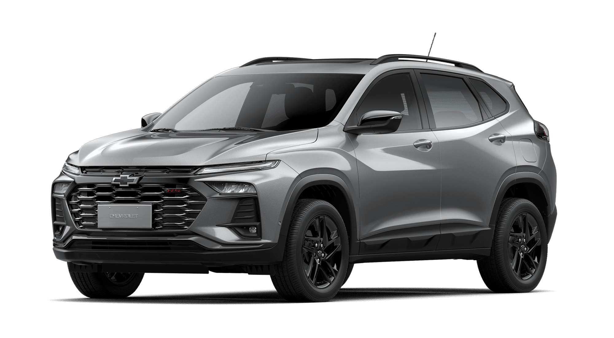 Chevrolet Tracker gris plata tiburón